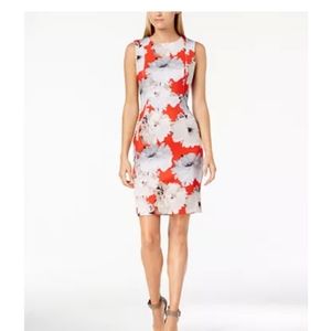 Calvin Klein
Floral Scuba Sheath Dress